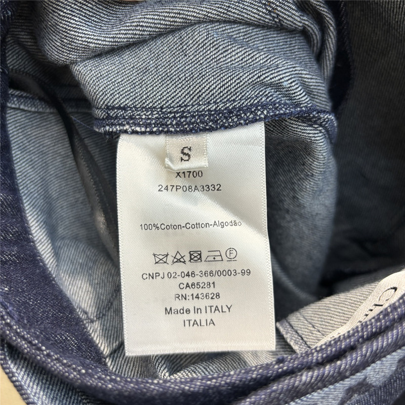 D10r double slit high waist a-line denim long skirt