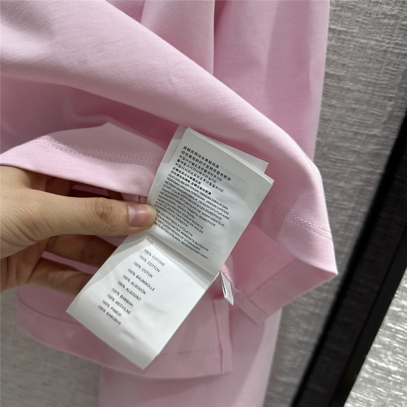 Pra*a contrast color polo short long sleeve top