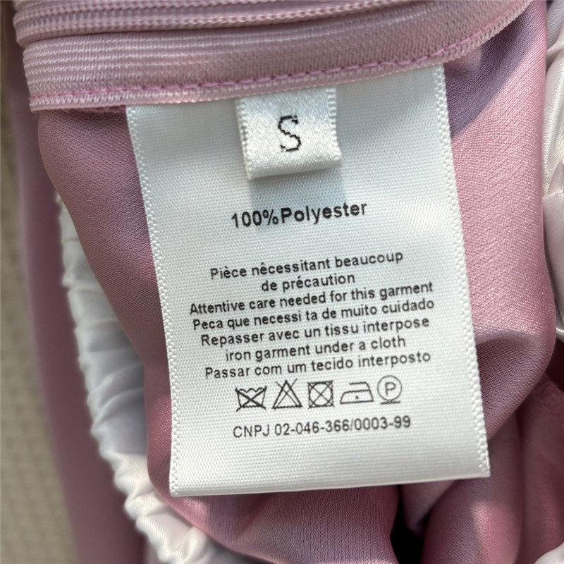 YSL double-layered waistband ice silk wide-leg pants