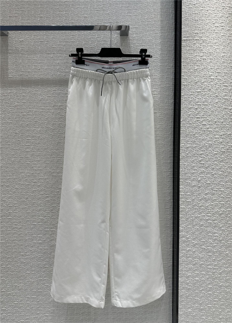 alexander wang patchwork straight casual pants