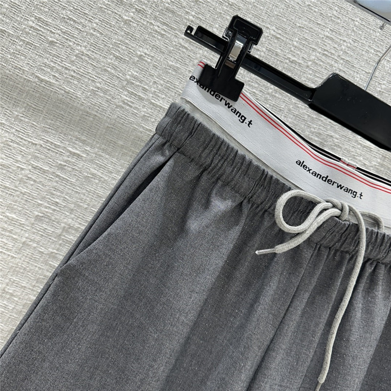 alexander wang patchwork straight casual pants