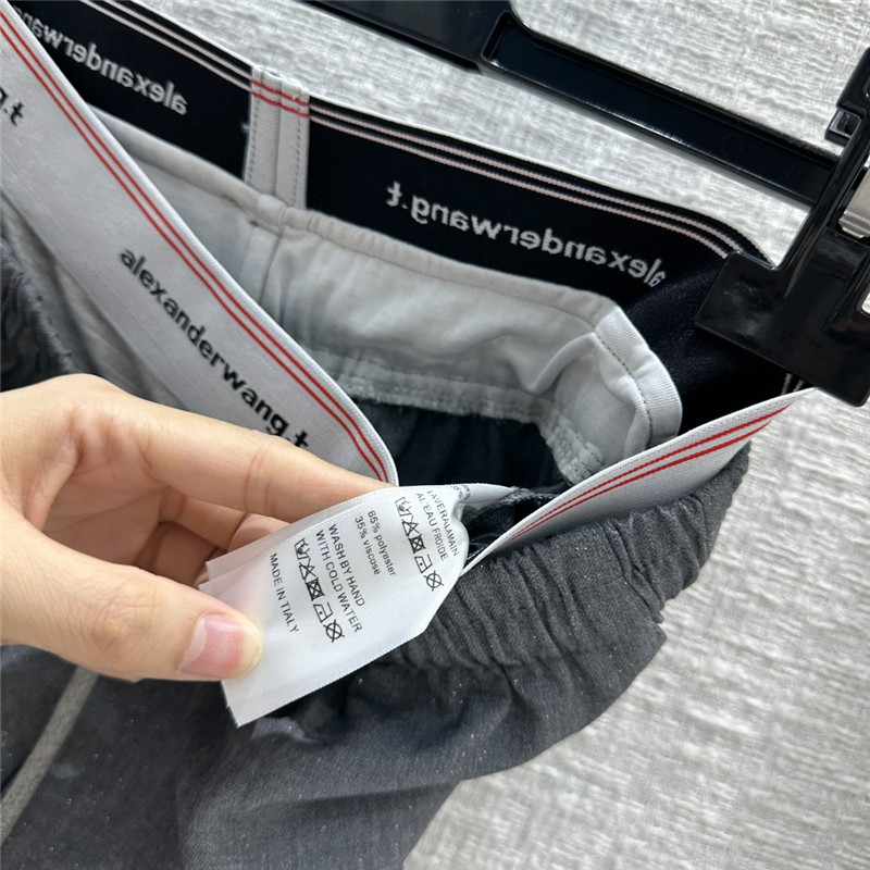 alexander wang patchwork straight casual pants