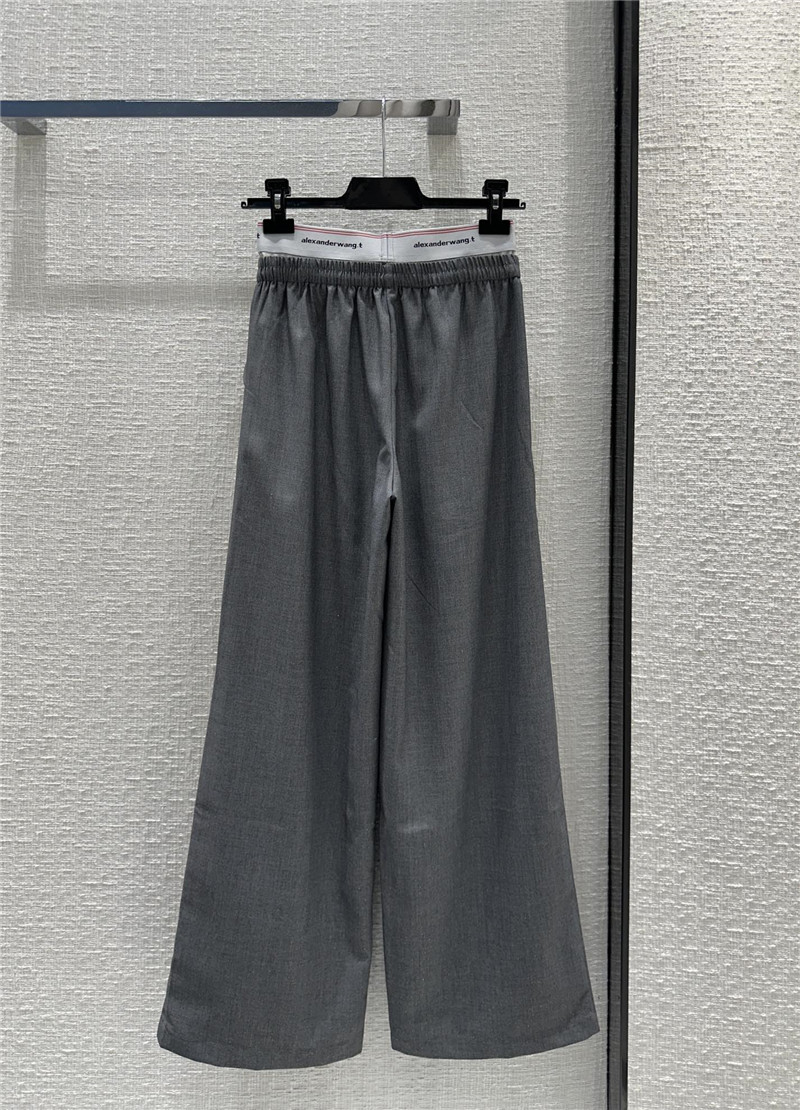 alexander wang patchwork straight casual pants