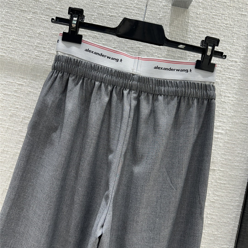 alexander wang patchwork straight casual pants