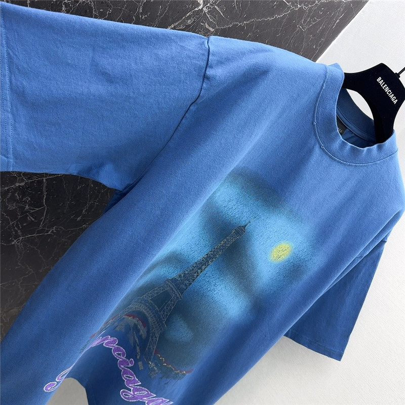 Ba1en*iaga distressed short sleeve t-shirt