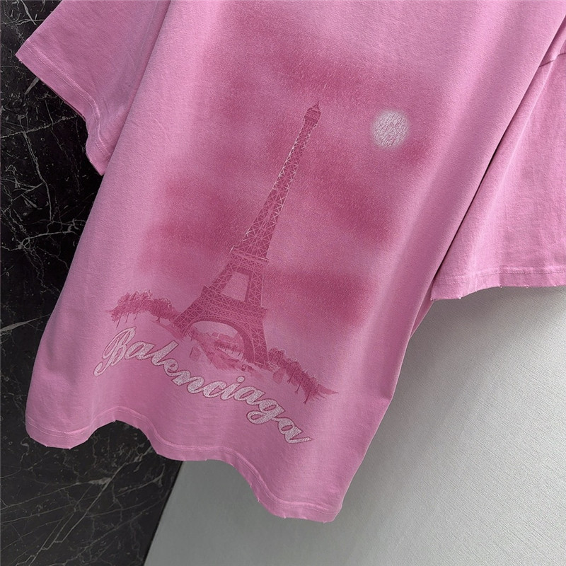 Ba1en*iaga distressed short sleeve t-shirt