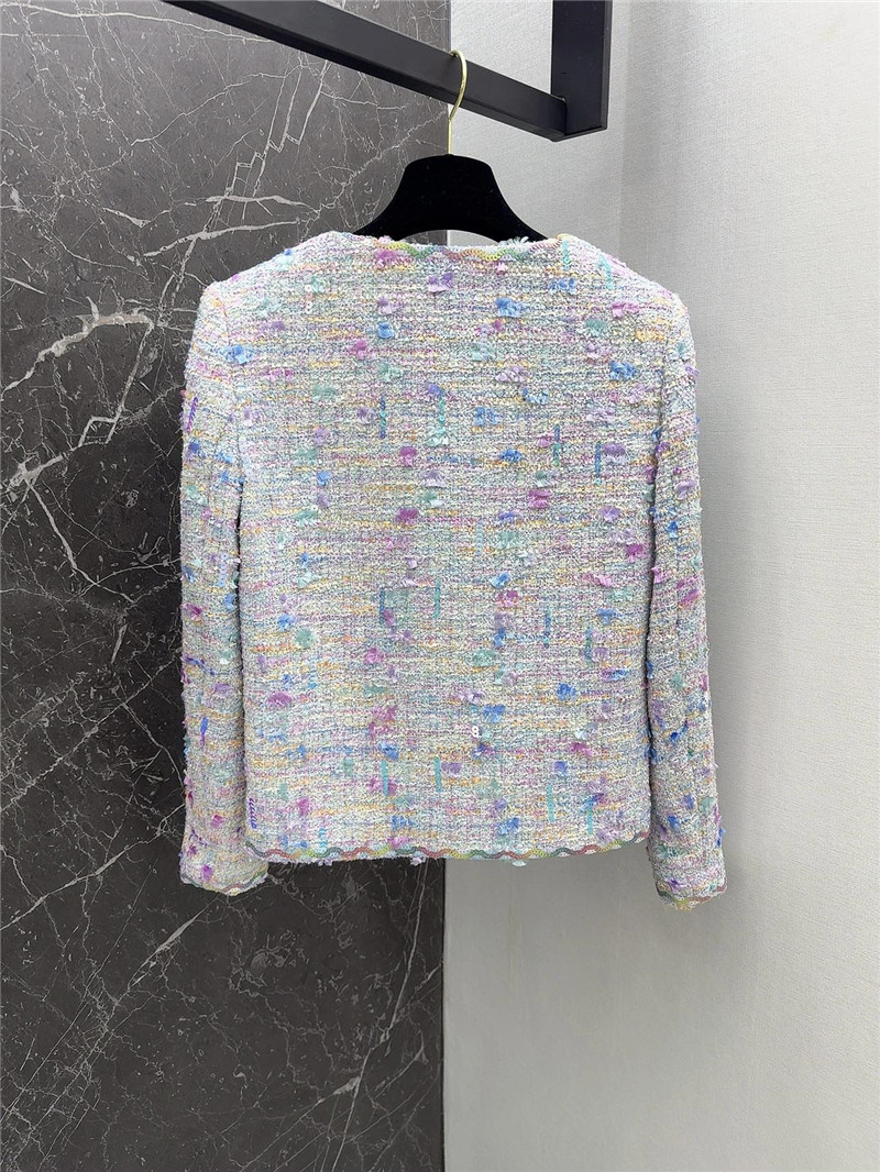 Ch**el colorful tweed jacket