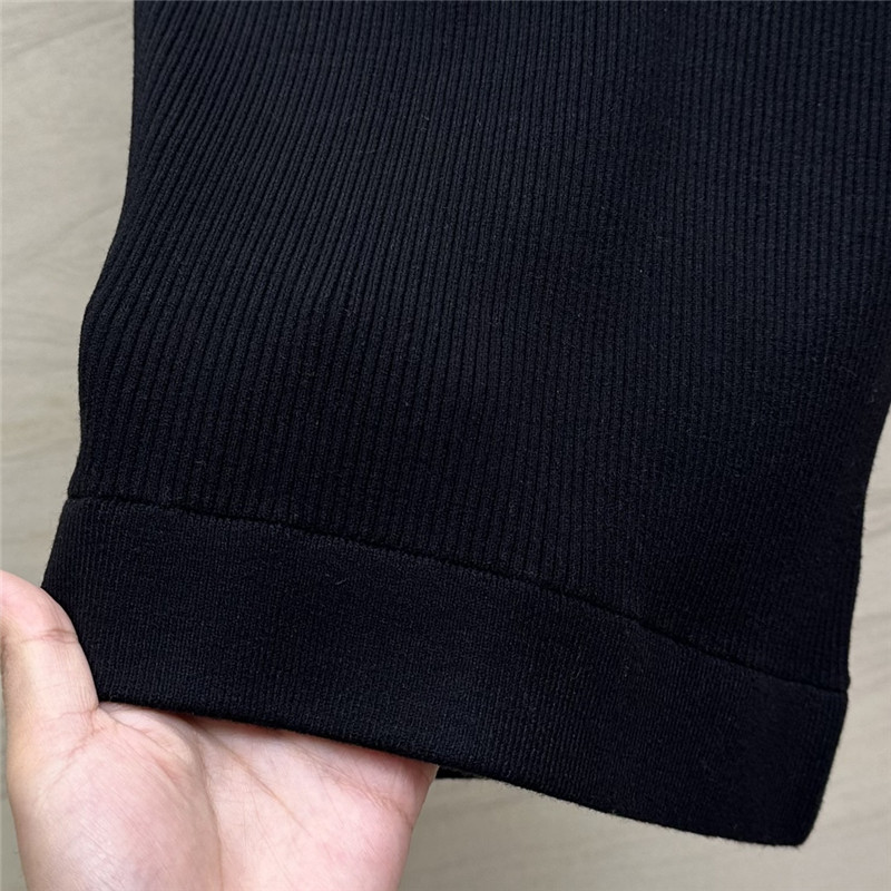 M1um1u kanhua logo knitted vest