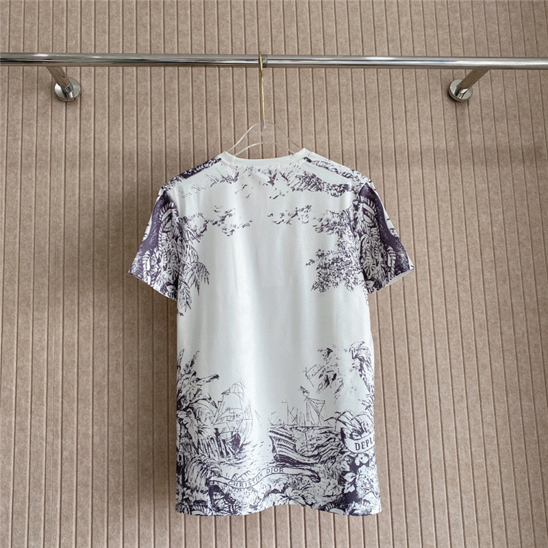 D10r contrast print short-sleeved t-shirt