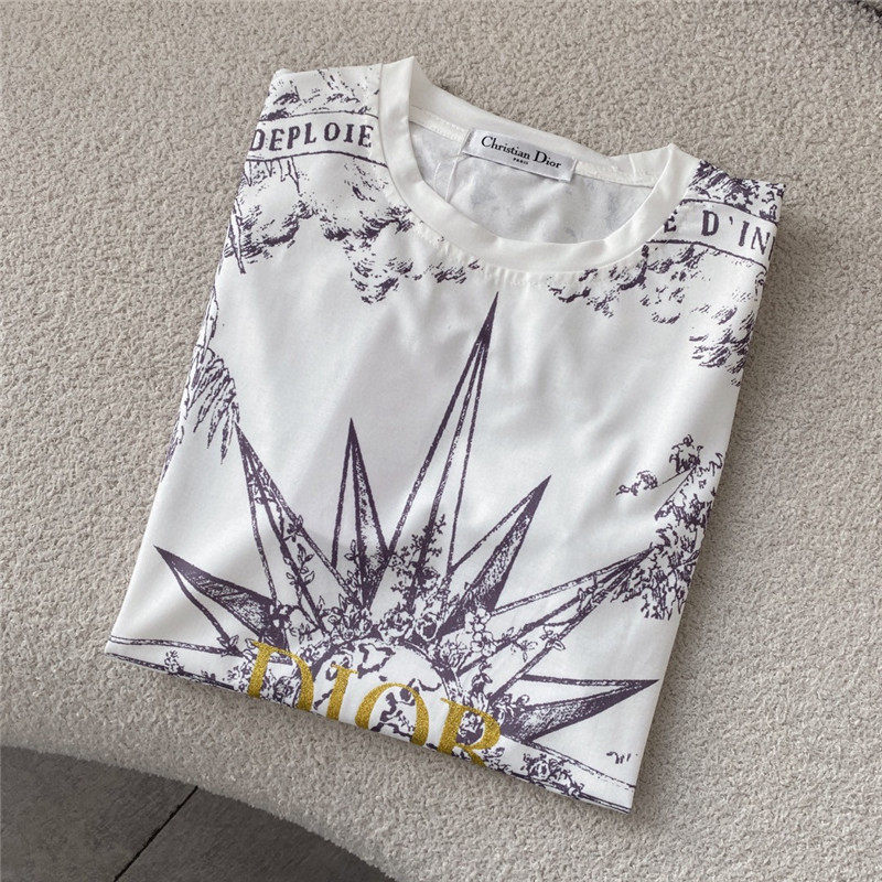 D10r contrast print short-sleeved t-shirt