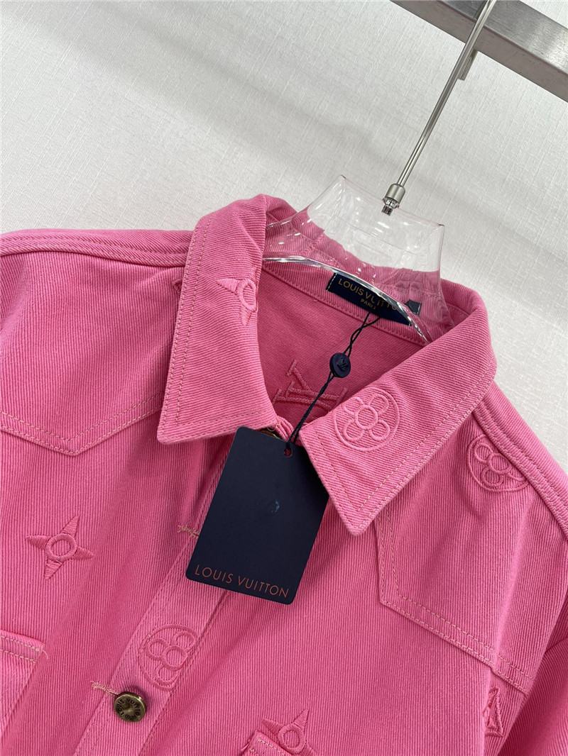 l0vis Vvtt0n lv presbyopic embroidered denim shirt