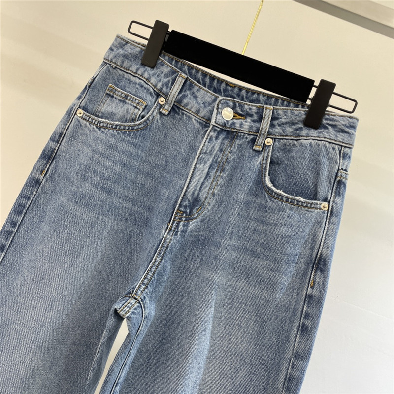 alexander wang early spring new denim trousers