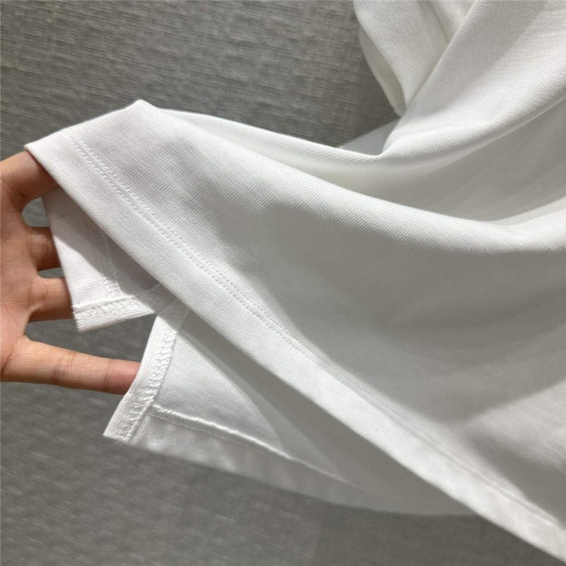 Pra*a contrast color polo short sleeve top