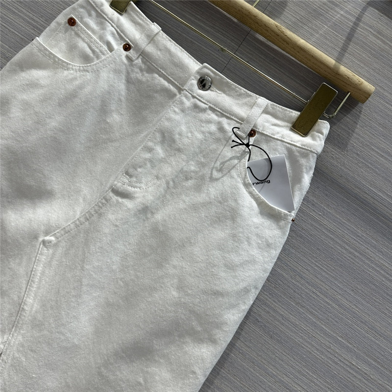 alexander wang denim long skirt