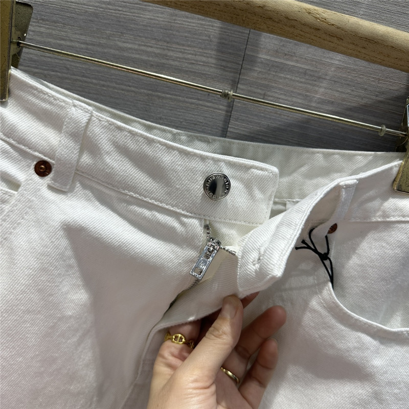 alexander wang denim long skirt