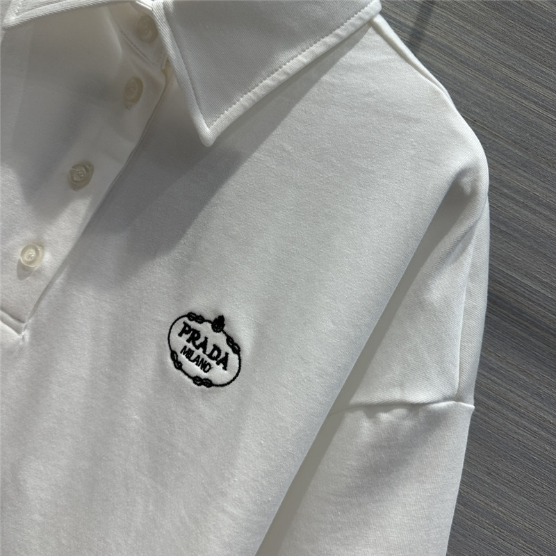 prada functional girly white sports suit