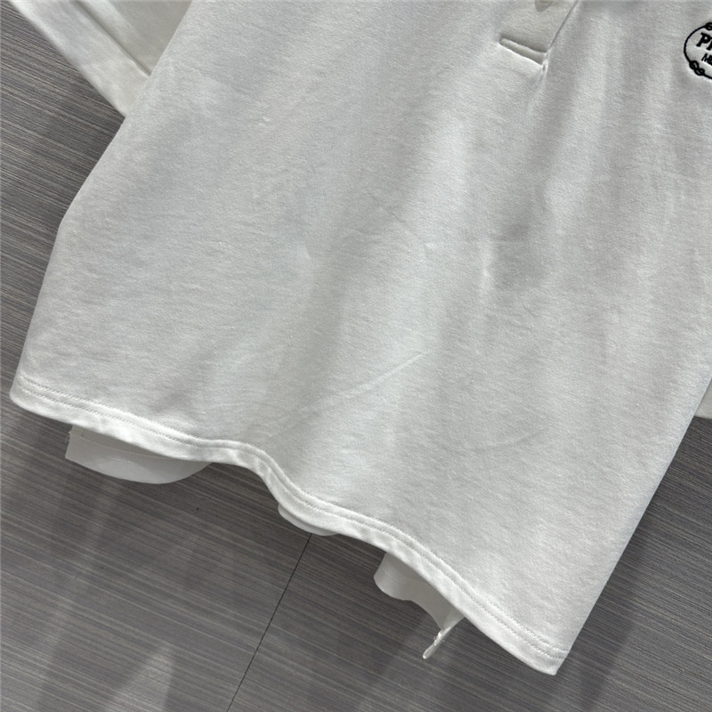 prada functional girly white sports suit