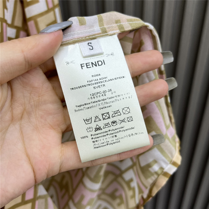 F**di see-through printed shirt