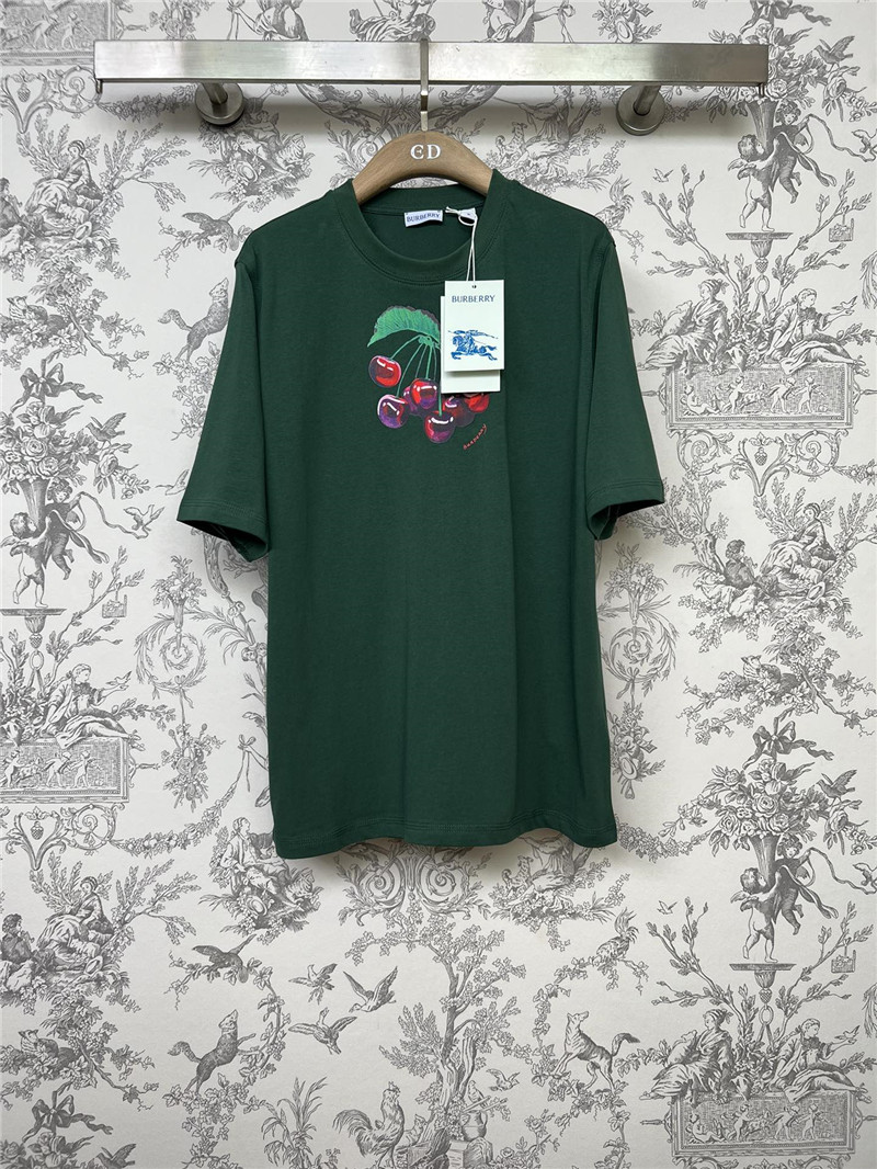 Burberry new summer cherry T-shirt
