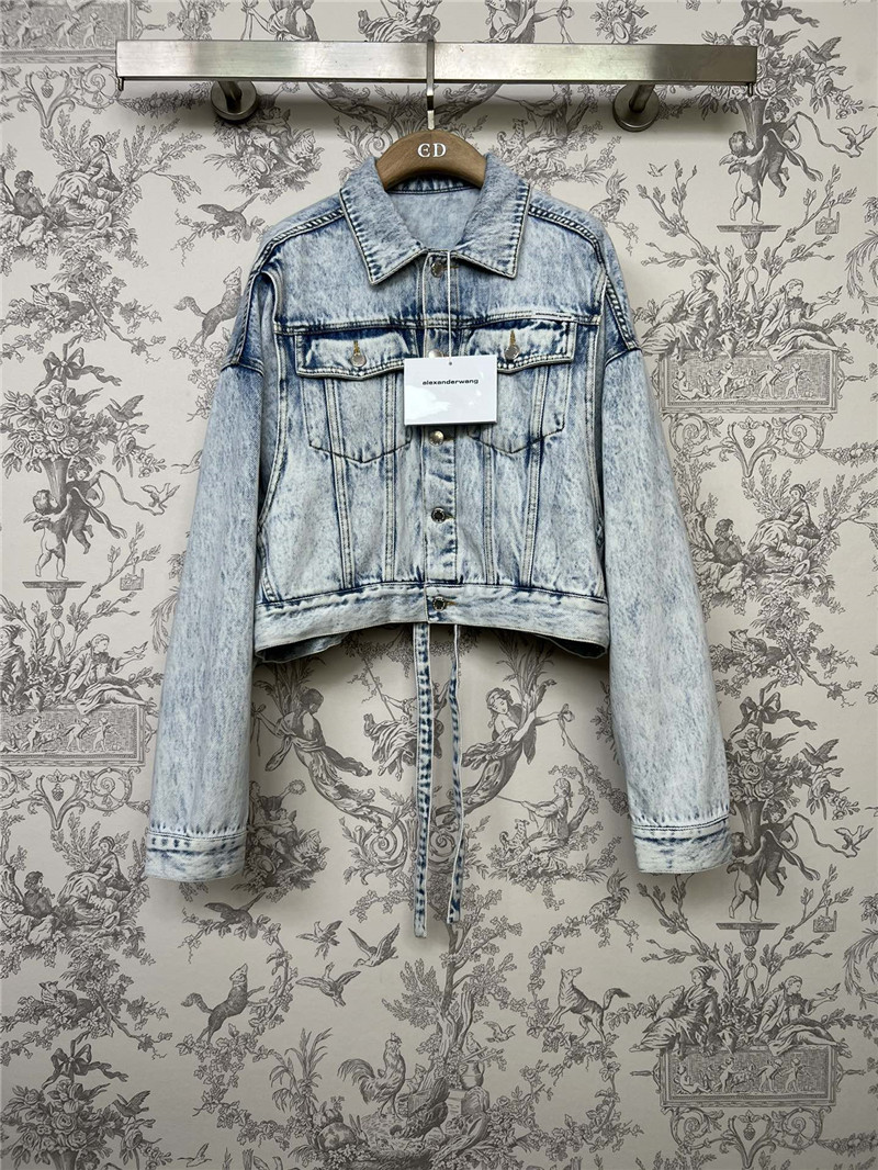 alexander wang new retro denim jacket
