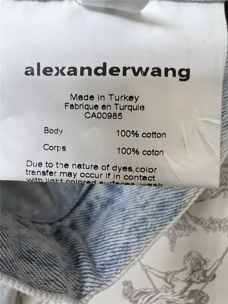 alexander wang new retro denim jacket