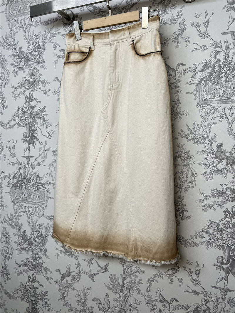 D10r new tie dye denim skirt