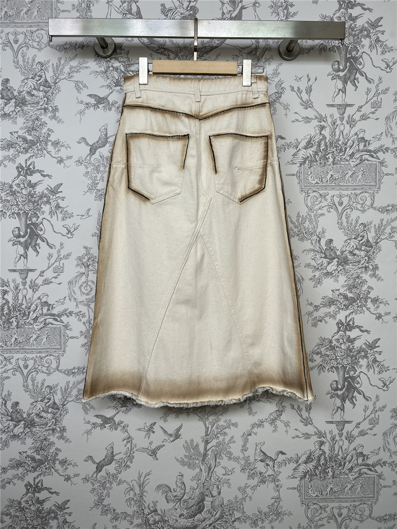 D10r new tie dye denim skirt