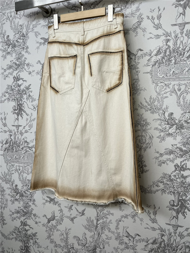 D10r new tie dye denim skirt