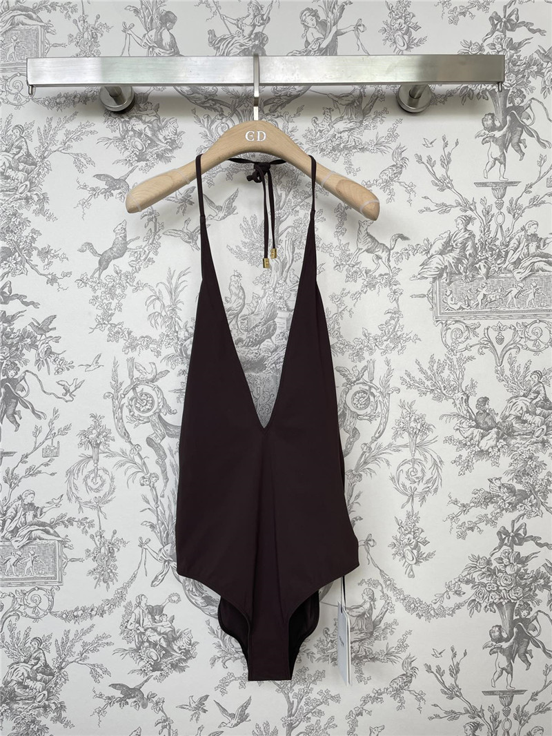 celine new summer halterneck swimsuit