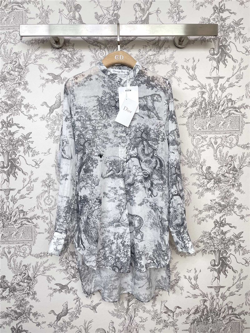 dior ink painting series shirt