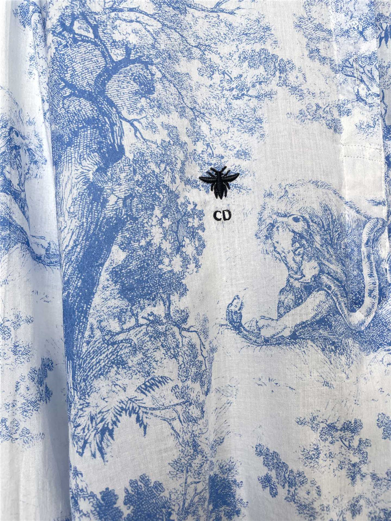 dior ink painting series shirt