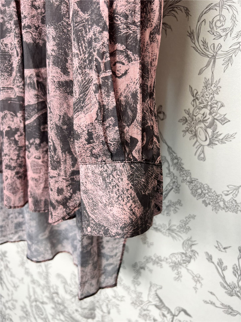 dior ink painting series shirt