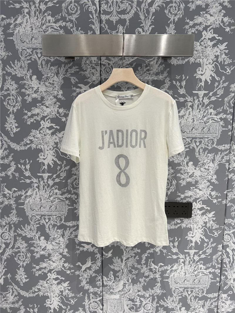 dior printed number 8 T-shirt