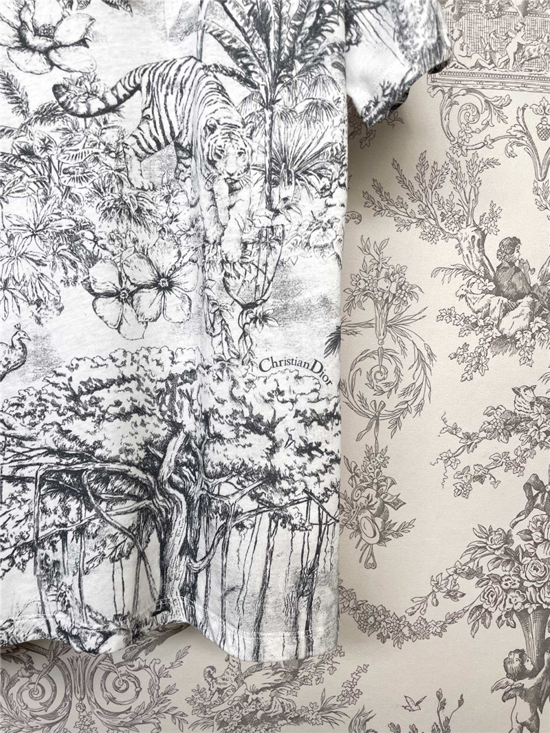 Dior new animal Rui series T-shirt