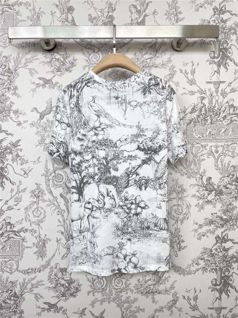 Dior new animal Rui series T-shirt