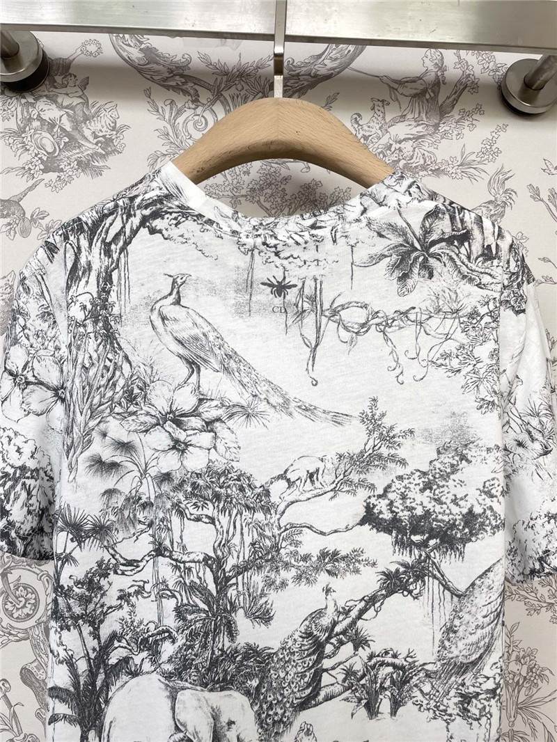 Dior new animal Rui series T-shirt