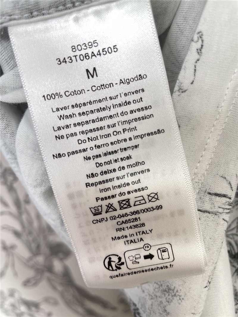 Dior new animal Rui series T-shirt