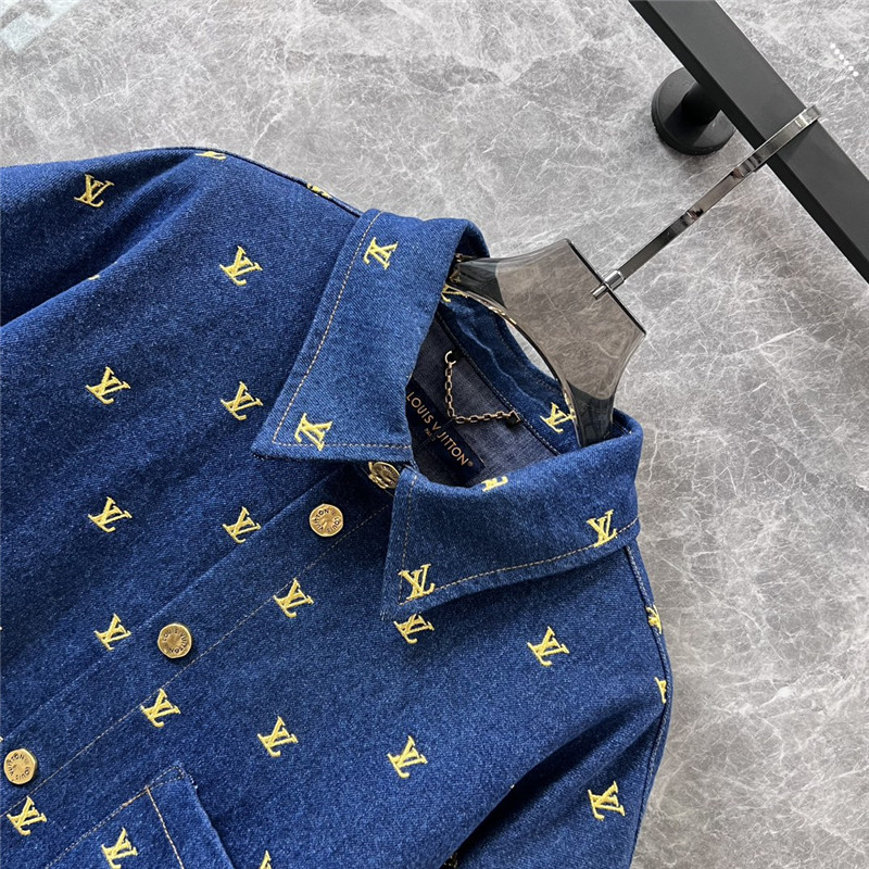 l0vis Vvtt0n lv denim short sleeve shirt