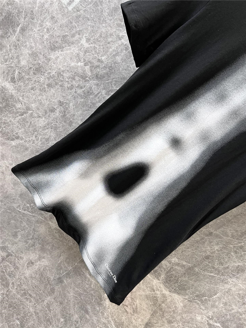 D10r eiffel tower printed round neck short-sleeved t-shirt