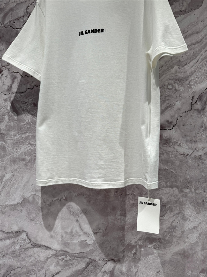 jil sander classic letter T-shirt