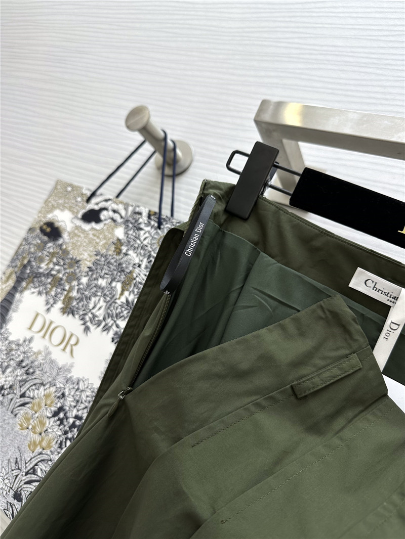 D10r retro green pleated skirt