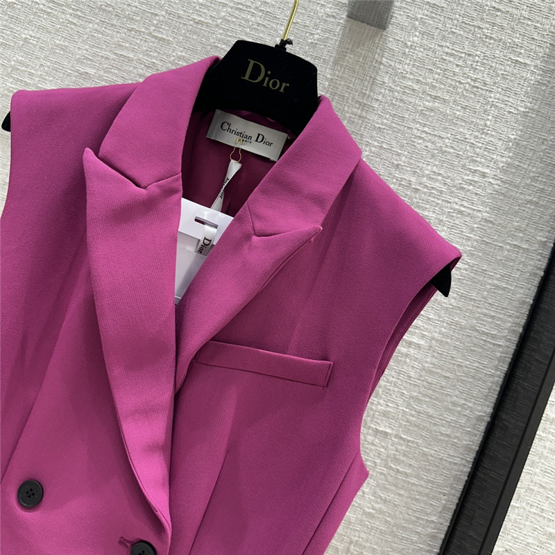 D10r new double breasted vest dress