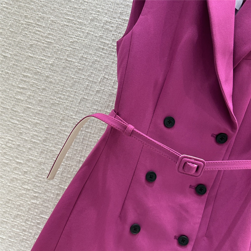 D10r new double breasted vest dress