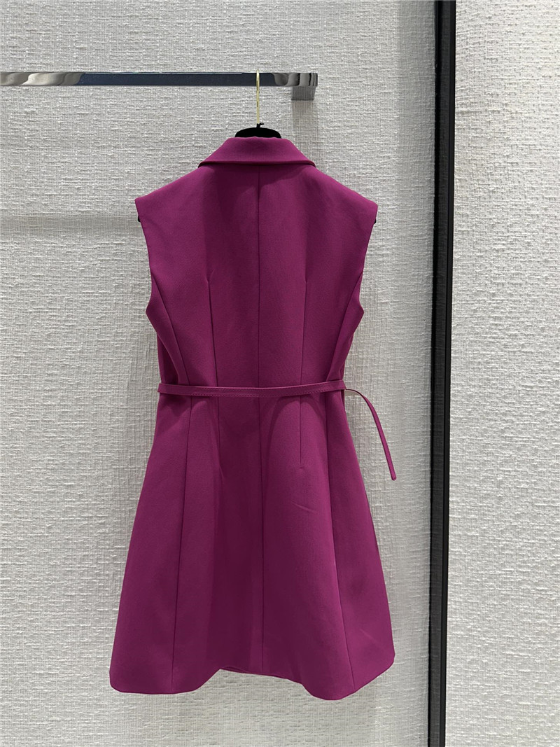 D10r new double breasted vest dress
