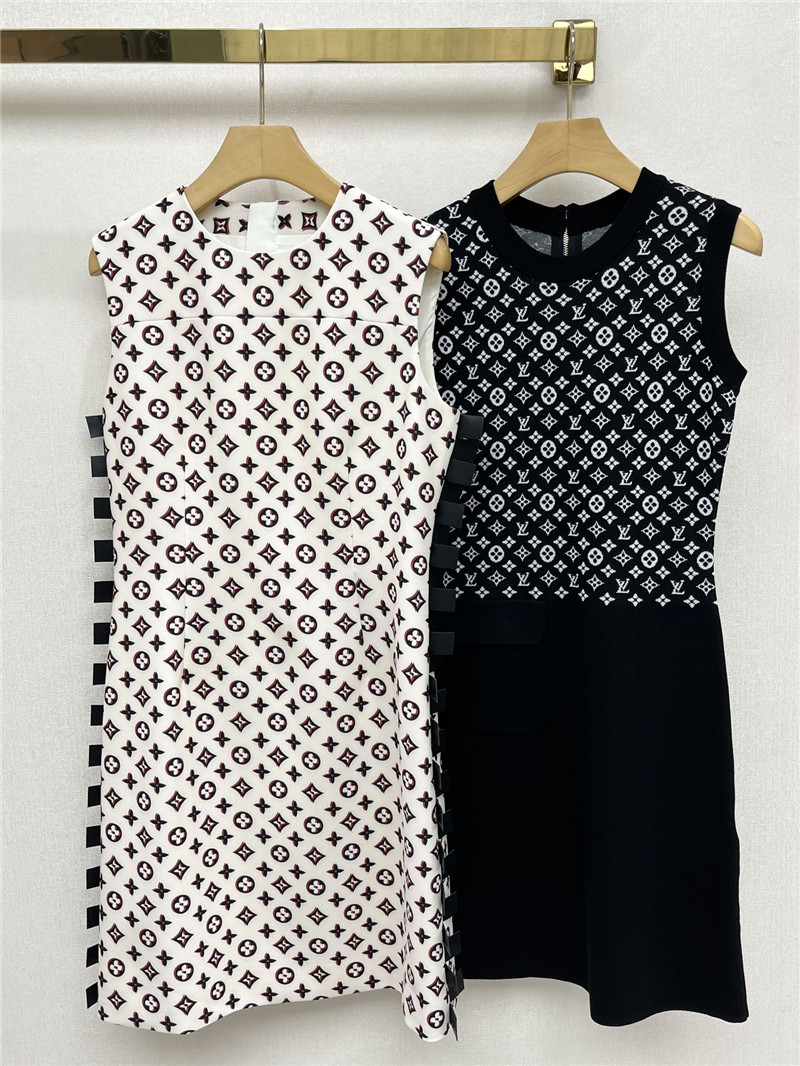 louis vuitton LV sleeveless dress