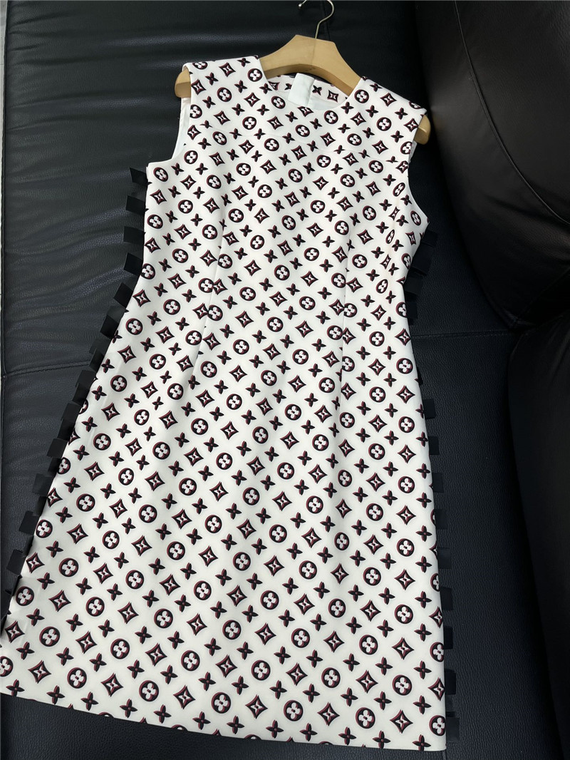louis vuitton LV sleeveless dress