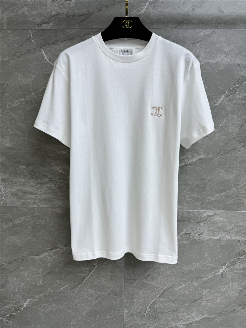 Chanel embroidered logo T-shirt