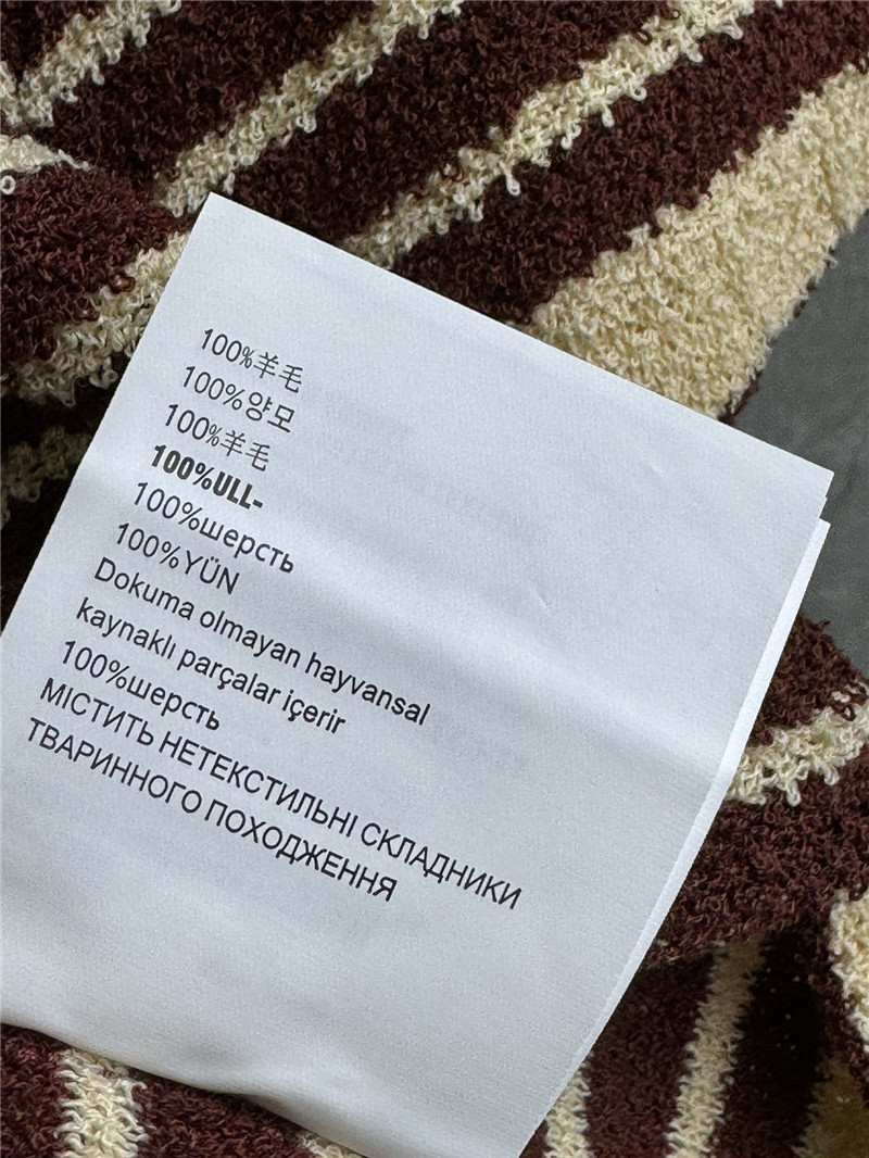 Miu Miu Short Striped Knitted T-Shirt