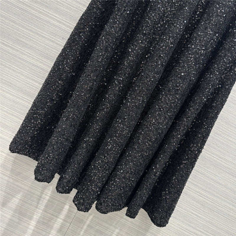 BC cashmere silk yarn knitted long skirt