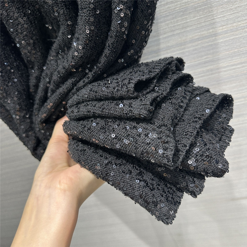 BC cashmere silk yarn knitted long skirt